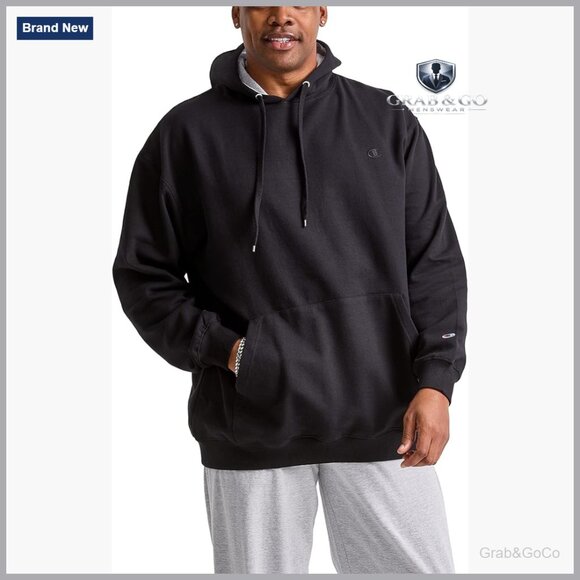 Midweight Fleece Hoodie Standard Fit Pullover Style Kangaroo Pocket